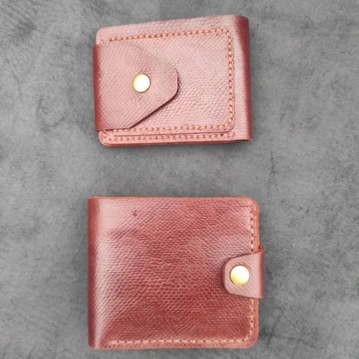 Шкіряний гаманець та затиск для грошей