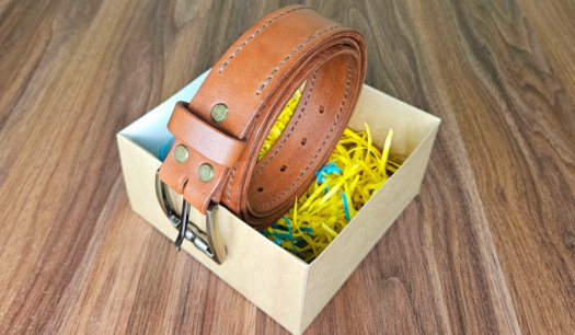 Ремінь чоловічий коричневого кольору