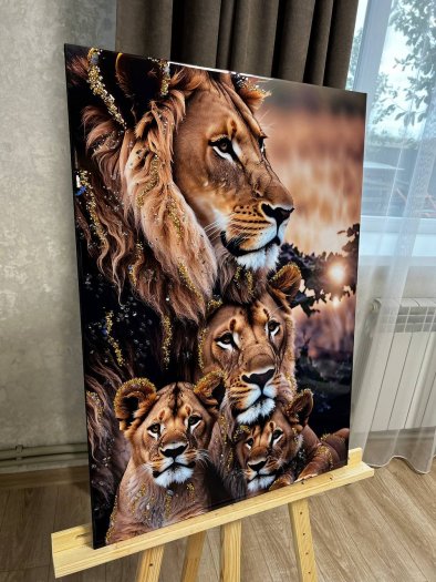 Картина з левами