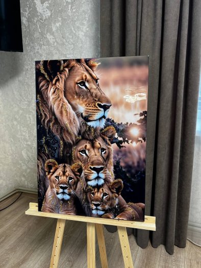 Картина з левами